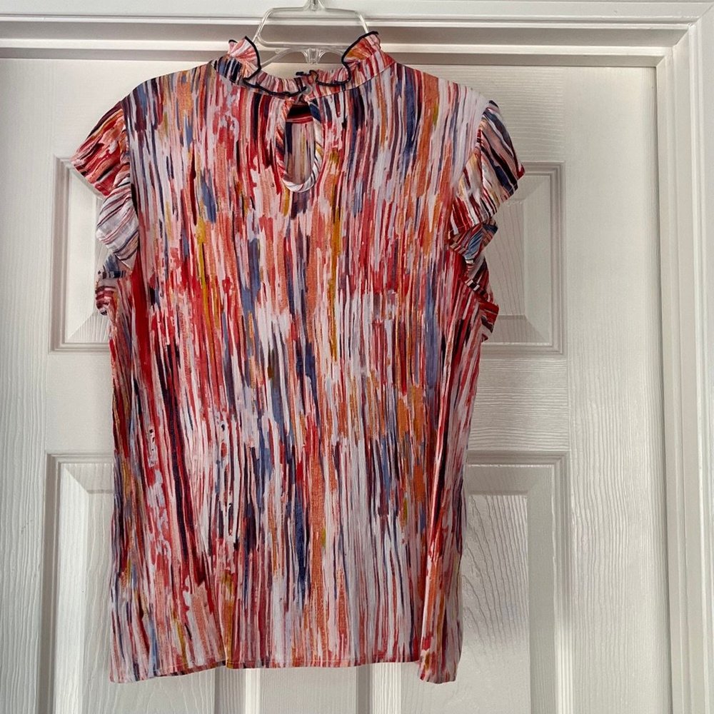 THML Anthro ruffle top, M - Picture 2 of 4